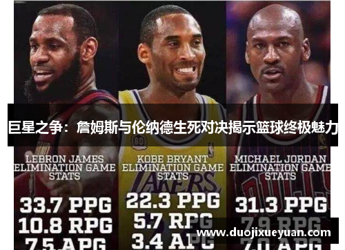 巨星之争：詹姆斯与伦纳德生死对决揭示篮球终极魅力